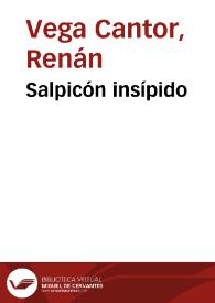 Salpicón insípido