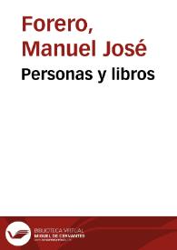 Personas y libros