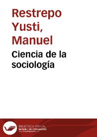 Ciencia de la sociología