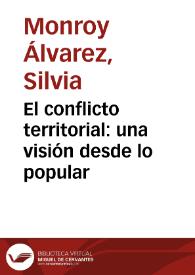 El conflicto territorial: una visión desde lo popular