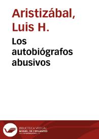 Los autobiógrafos abusivos