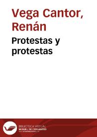 Protestas y protestas