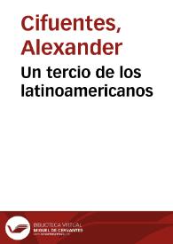 Un tercio de los latinoamericanos