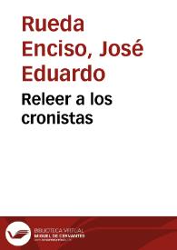 Releer a los cronistas