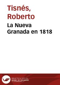 La Nueva Granada en 1818