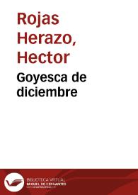 Goyesca de diciembre