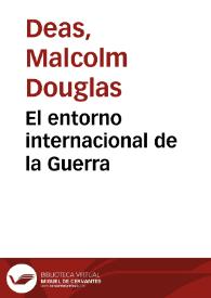 El entorno internacional de la Guerra