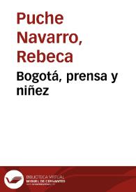 Bogotá, prensa y niñez