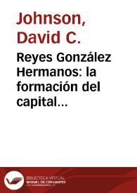 Reyes González Hermanos: la formación del capital durante la Regeneración en Colombia