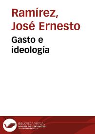 Gasto e ideología