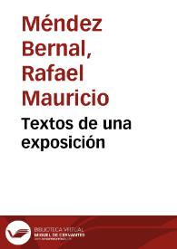 Textos de una exposición