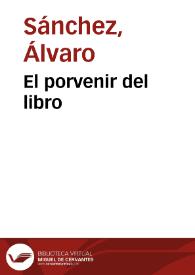 El porvenir del libro