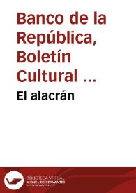 El alacrán