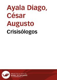 Crisisólogos