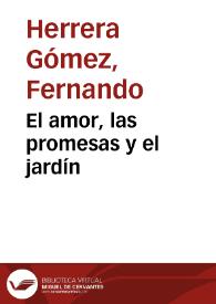 El amor, las promesas y el jardín