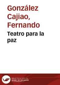 Teatro para la paz