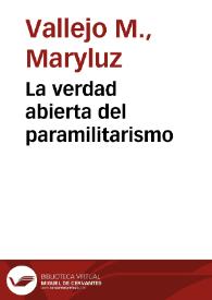 La verdad abierta del paramilitarismo