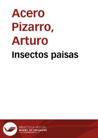 Insectos paisas