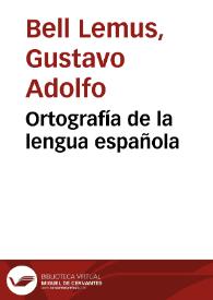 Ortografía de la lengua española