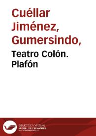 Teatro Colón. Plafón