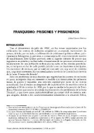 Franquismo: prisiones y prisioneros