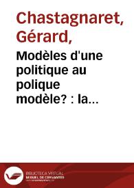 Modèles d'une politique au politique modèle? : la politique minière péninsulaire sous Charles III