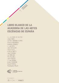 Libro Blanco de la Academia de las Artes Escénicas de España