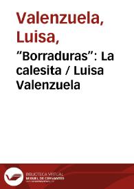 “Borraduras”:  La calesita