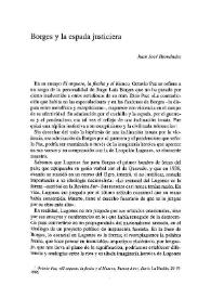 Borges y la espada justiciera