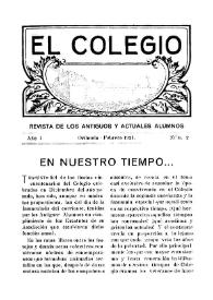 El Colegio : Revista de los Antiguos y Actuales Alumnos. Núm. 2, febrero de 1924