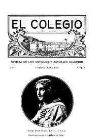 El Colegio : Revista de los Antiguos y Actuales Alumnos. Núm. 3, mayo de 1924