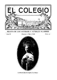 El Colegio : Revista de los Antiguos y Actuales Alumnos. Núm. 6, mayo de 1925