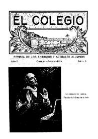 El Colegio : Revista de los Antiguos y Actuales Alumnos. Núm. 7, agosto de 1925