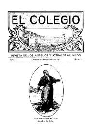 El Colegio : Revista de los Antiguos y Actuales Alumnos. Núm. 8, noviembre de 1925