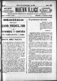 Nueva Illice (1913-1927). Núm. 255, 24 de diciembre de 1916