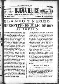 Nueva Illice (1913-1927). Núm. 273, 15 de julio de 1917