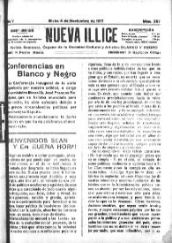 Nueva Illice (1913-1927). Núm. 287, 4 de noviembre de 1917