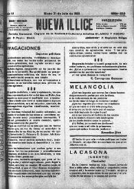 Nueva Illice (1913-1927). Núm. 323, 21 de julio de 1918