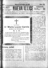 Nueva Illice (1913-1927). Núm. 335, 20 de octubre de 1918