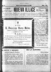 Nueva Illice (1913-1927). Núm. 336, 27 de octubre de 1918