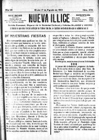 Nueva Illice (1913-1927). Núm. 374, 17 de agosto de 1919