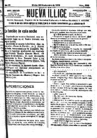 Nueva Illice (1913-1927). Núm. 388, 22 de noviembre de 1919