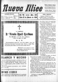 Nueva Illice (1913-1927). Núm. 400, 22 de febrero de 1920