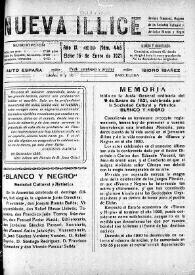 Nueva Illice (1913-1927). Núm. 445, 16 de enero de 1921