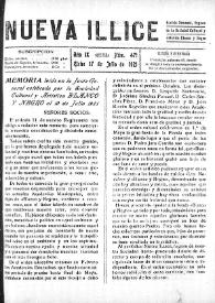 Nueva Illice (1913-1927). Núm. 471, 17 de julio de 1921