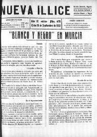 Nueva Illice (1913-1927). Núm. 478, 18 de septiembre de 1921