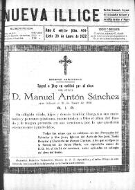 Nueva Illice (1913-1927). Núm. 494, 29 de enero de 1922