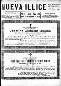 Nueva Illice (1913-1927). Núm. 530, 15 de octubre de 1922