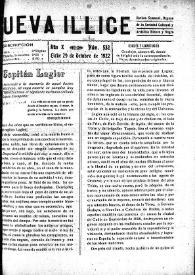 Nueva Illice (1913-1927). Núm. 532, 29 de octubre de 1922