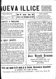 Nueva Illice (1913-1927). Núm. 583, 4 de noviembre de 1923